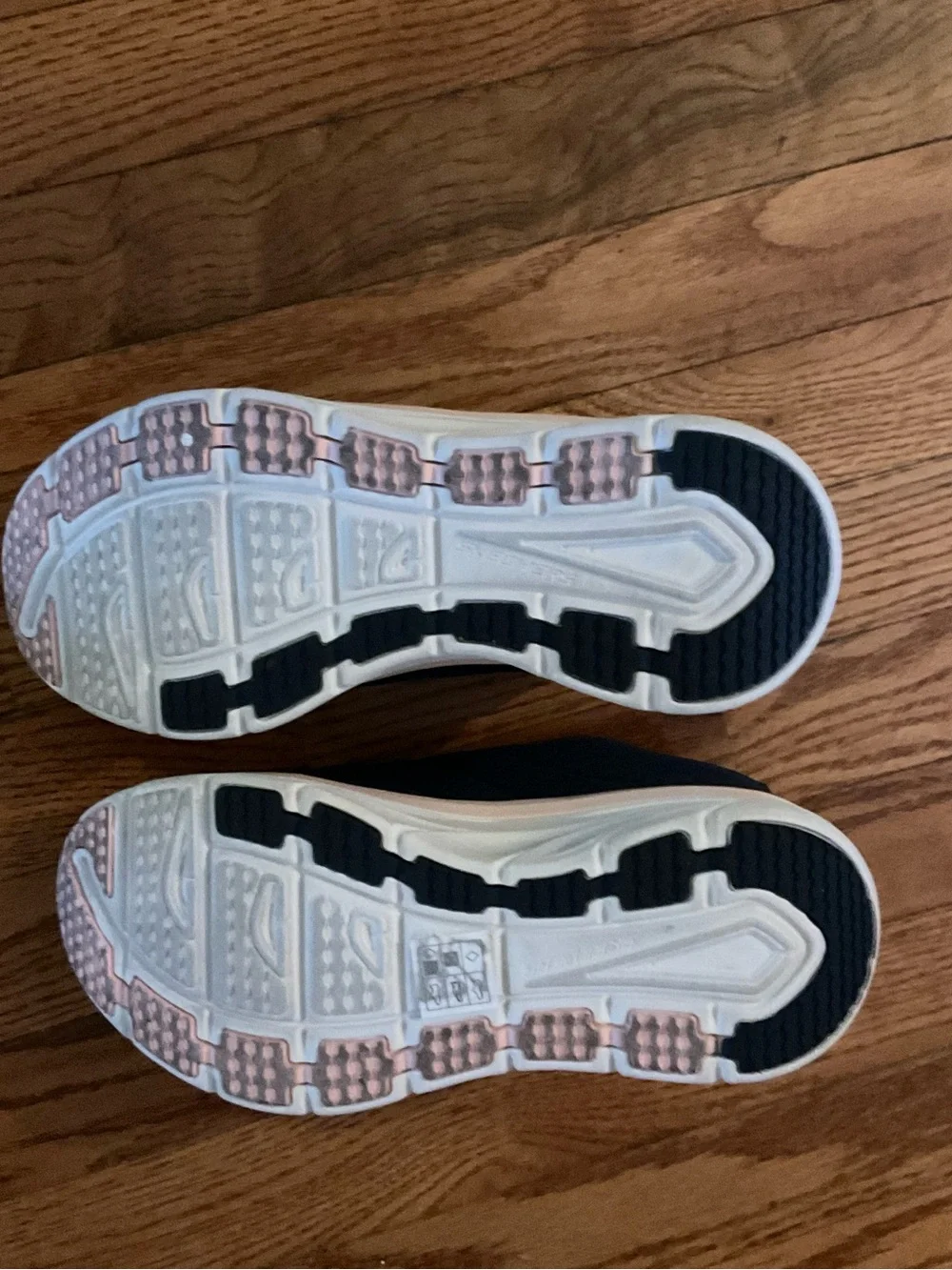 Skechers D'Lux Walker sneakers in navy and pink Sz 8.5
